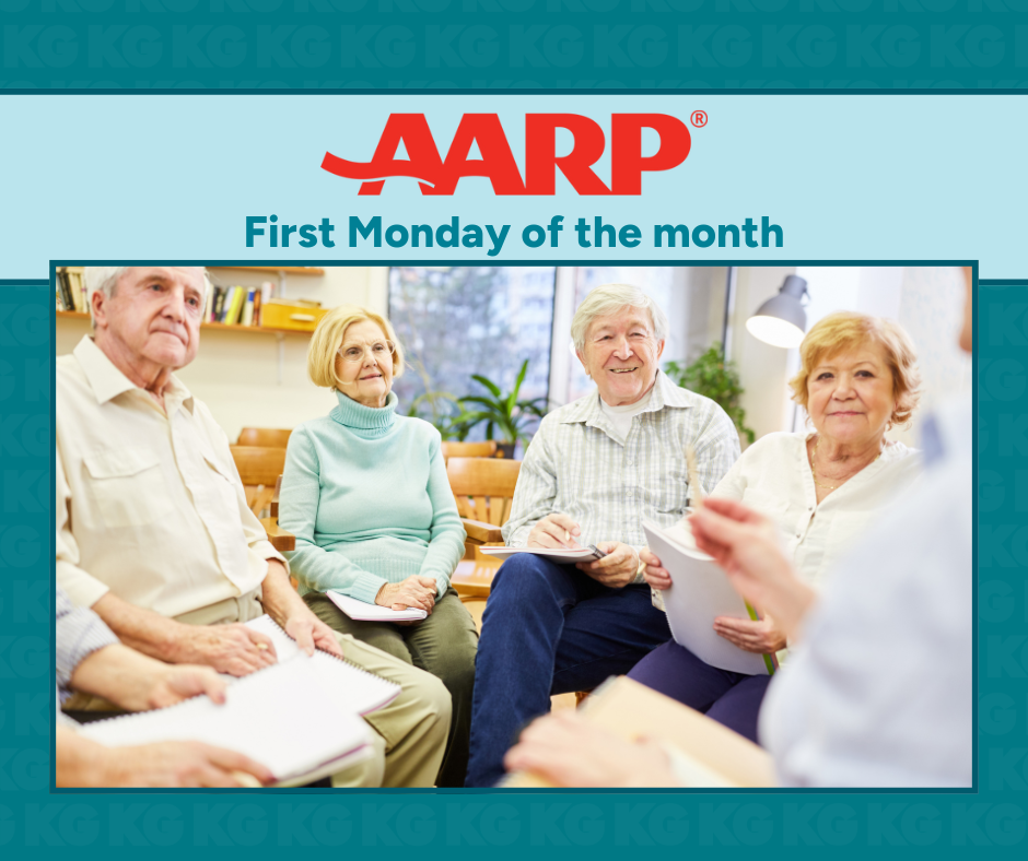 Four senior citizens in a meeting